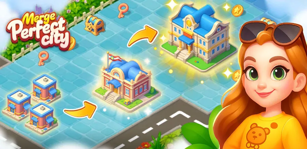 Merge Perfect City v3.63.0 MOD APK (Menu, Unlimited Diamonds)
