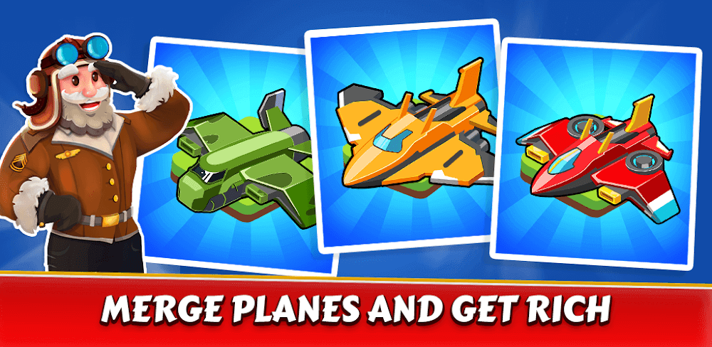 Merge Planes Empire v1.6.10 MOD APK (Unlimited Money)