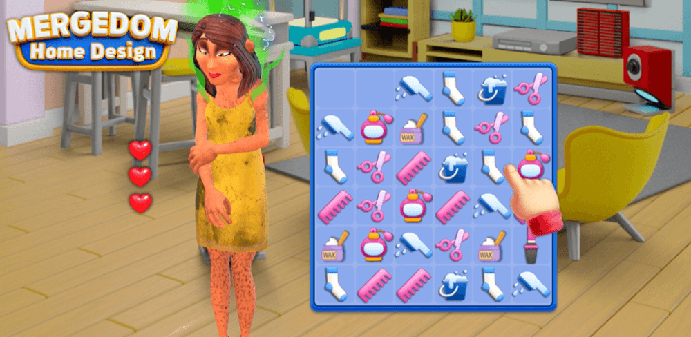 Mergedom: Home Design v8.7.3 MOD APK (Menu, Unlimited All)