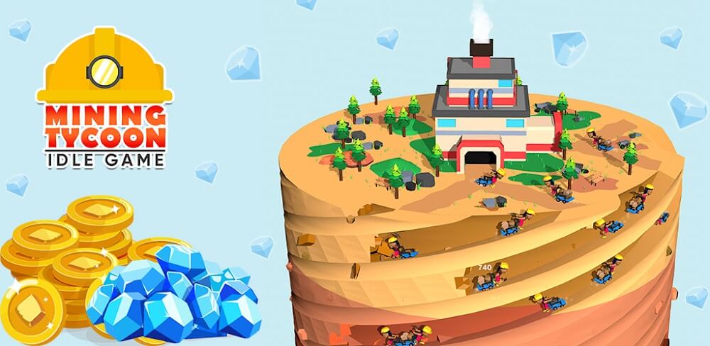 Mining Tycoon 3D v2.3.8 MOD APK (Free Shopping)