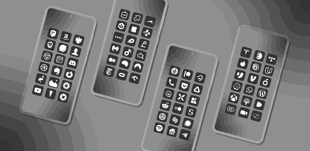 MiUi 13 Dark - Icon Pack MOD APK v7.9.5 (Paid, Optimized)