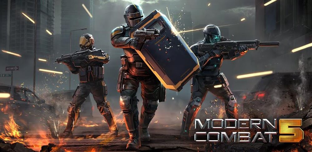 Modern Combat 5 v6.0.8a MOD APK (Menu, God Mode, Antiban)
