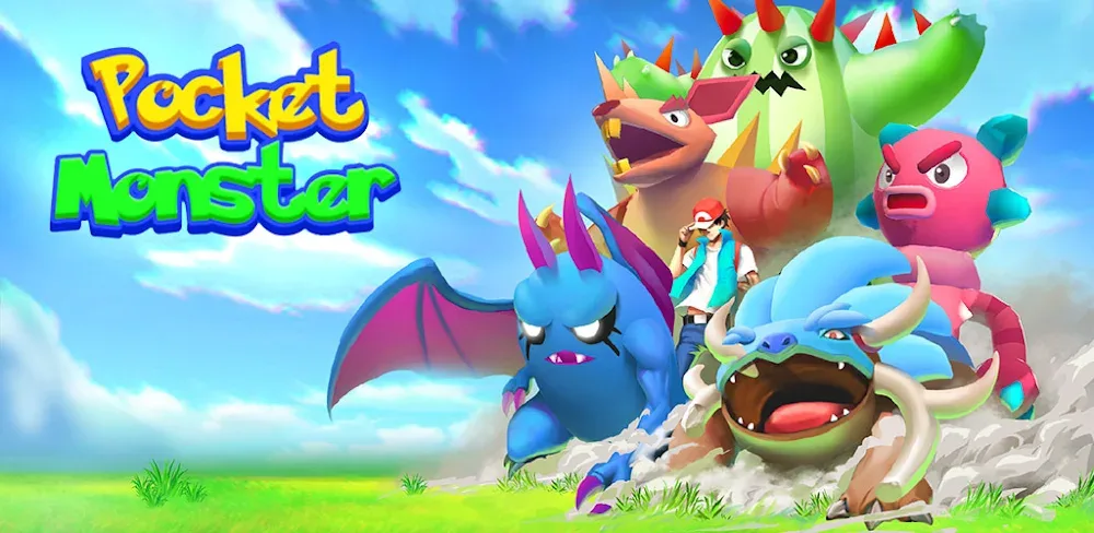 Monster Pocket: Run & Building v0.4.8 MOD APK (God Mod, Damage, Free Upgrade)