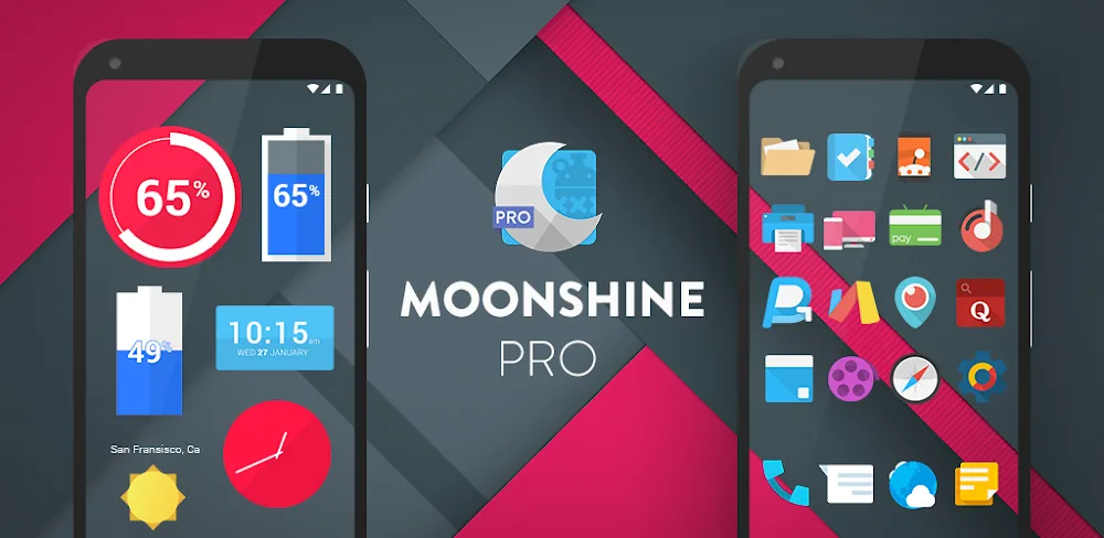 Moonshine Pro - Icon Pack v3.9.0 APK (Full Version)