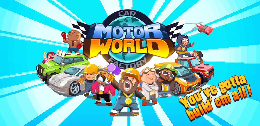 Motor World Car Factory MOD APK v1.9043 (Unlimited Money)