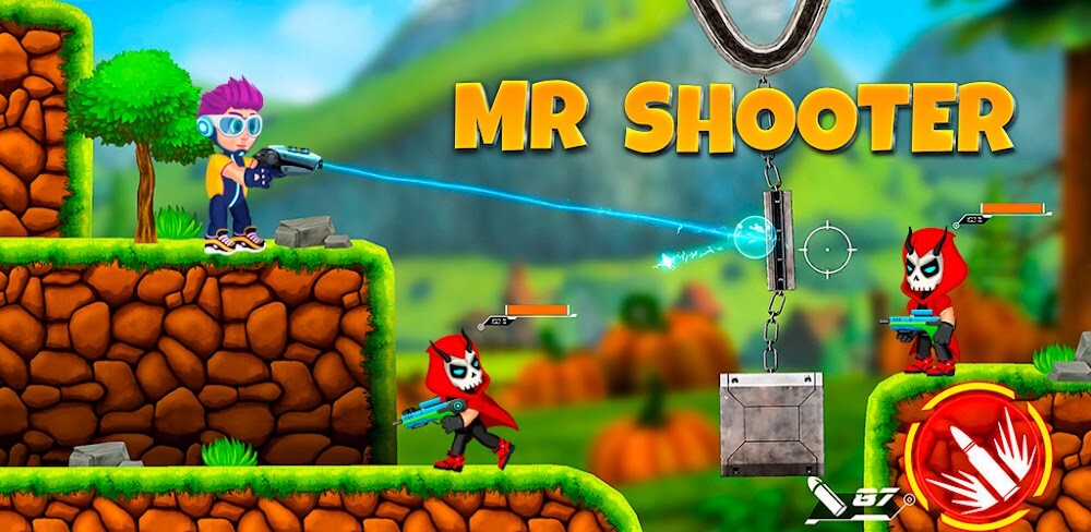 Mr Shooter: Gun Shooting Game v1.57 MOD APK (Dumb Enemy)