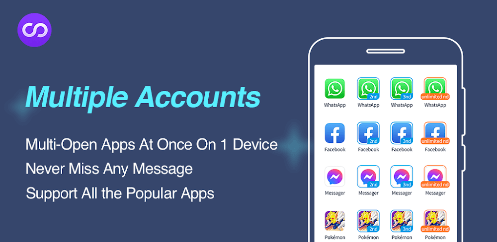 Multiple Accounts v5.4.8 MOD APK (VIP Unlocked)