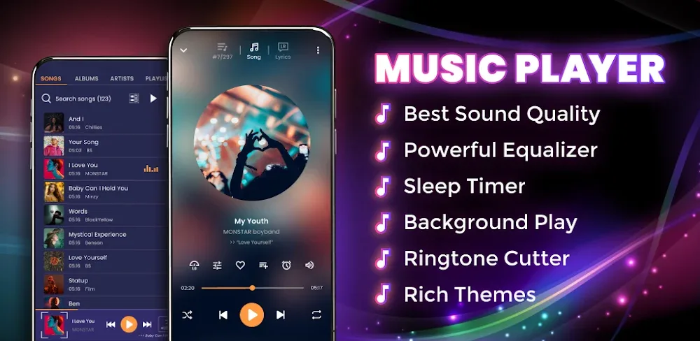 Music player v245.02 MOD APK (Premium Unlocked)