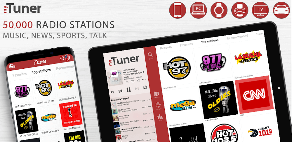 myTuner Radio v9.8.6 MOD APK (Pro Unlocked)