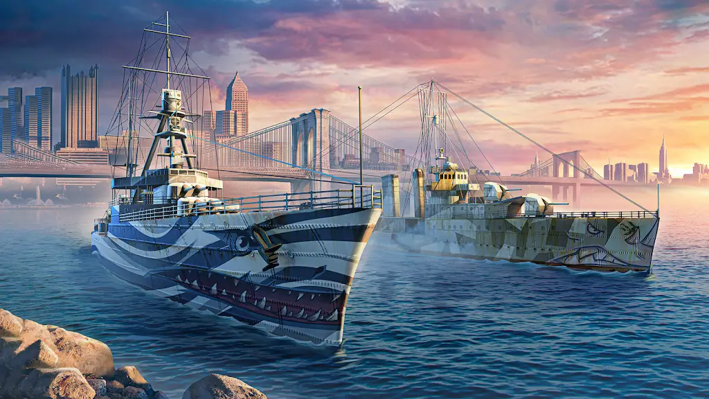 Navy War: Battleship v6.06.0 MOD APK (No Skill CD)