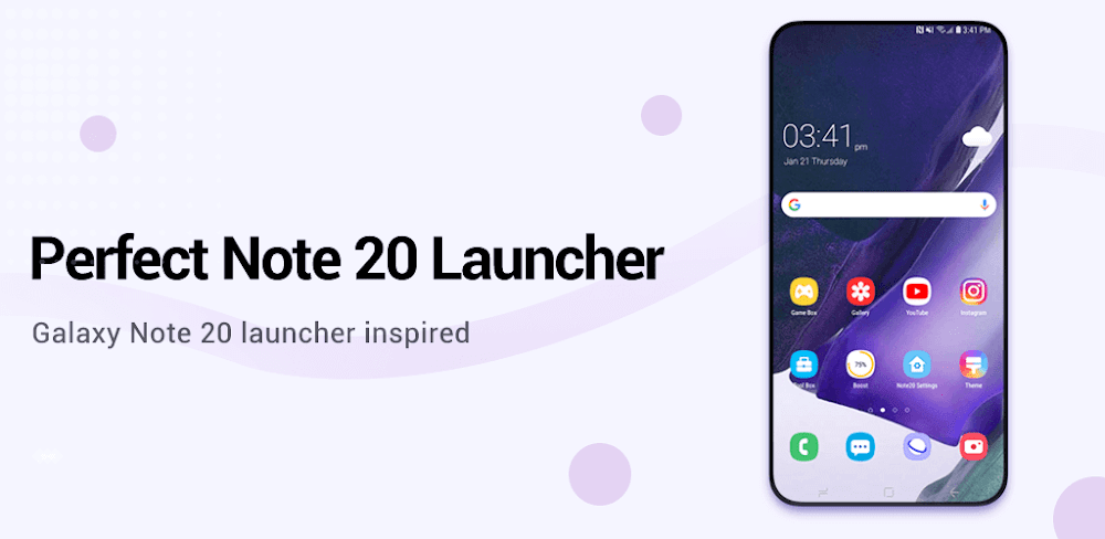 Perfect Note20 Launcher v7.7 MOD APK (Premium Unlocked)