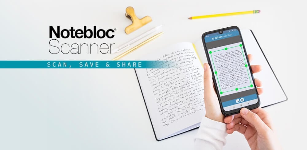 Notebloc Scanner v5.7.7 MOD APK (Premium Unlocked)