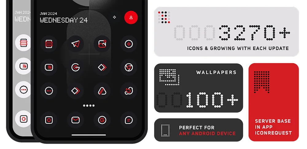 Nothing Icon Pack : Line v2.8 (Full Version)