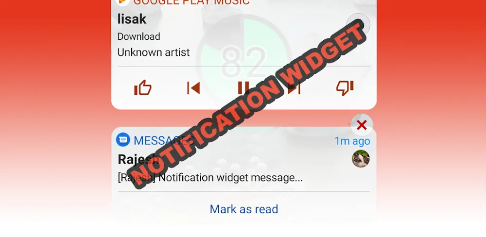 Notification Widget v1.5.214 MOD APK (Premium Unlocked)