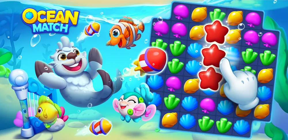 Ocean Match v3.4.4 MOD APK (Menu, Game Speed)