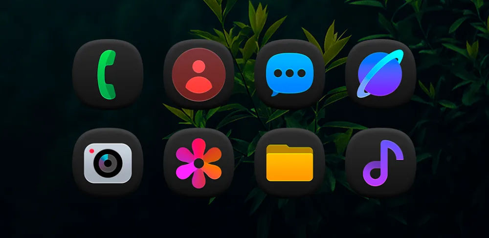 OneDark 3D - Icon Pack v1.2.1 APK (Full Version)