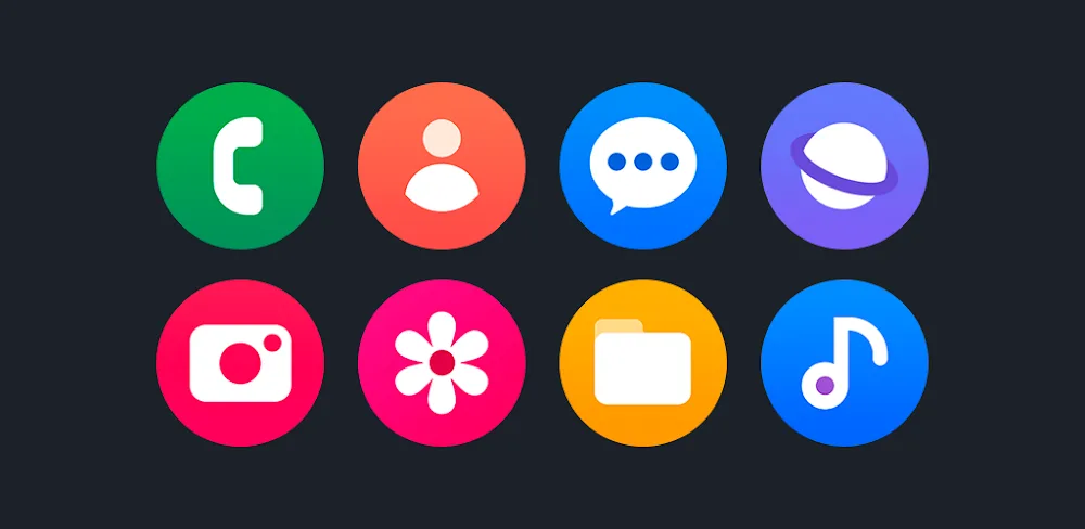 OneMax 6 - Icon Pack (Round) v6.4 APK (Full Version)