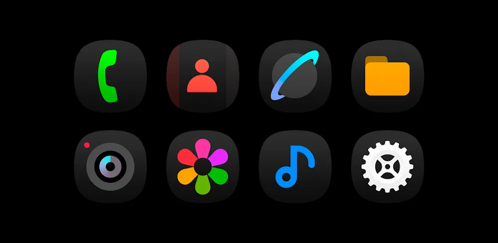 OnePro Dark - Icon Pack v1.5.5 APK (Full Version)