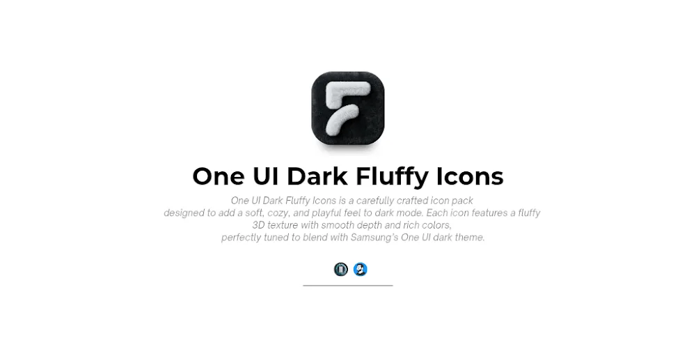 OneUi Dark Fluffy Icons v3.8.0 APK (Full Version)