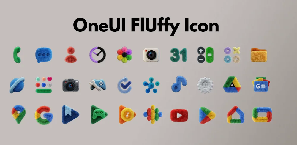 OneUI Fluffy Icons v1.8 APK (Full Version)