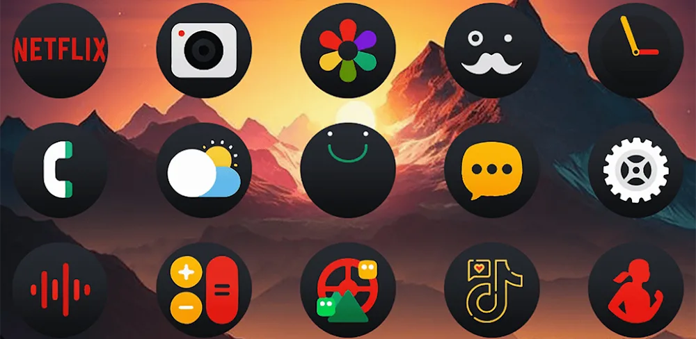 OneUI7 R (DarkoZ) Icon Pack v1.7 APK (Full Version)