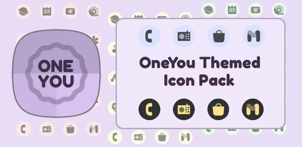 OneYou Themed Icon Pack v5.5.5 APK (Full Version)