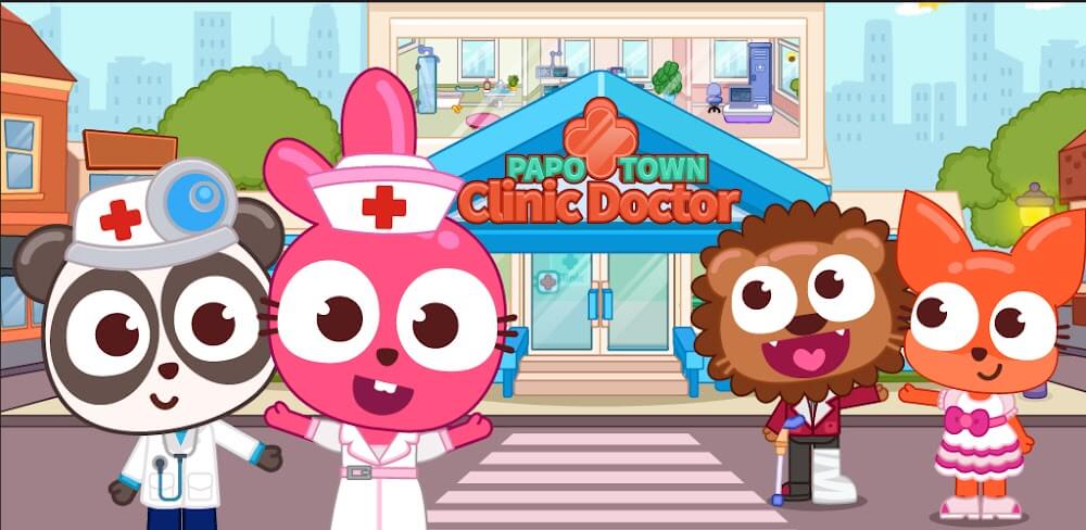 Papo Town Clinic Doctor v1.2.8 MOD APK (Unlock All Content)