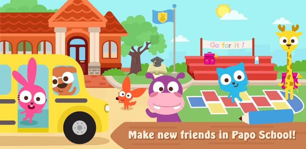 Papo Town: School v1.2.4 APK (Full Game)