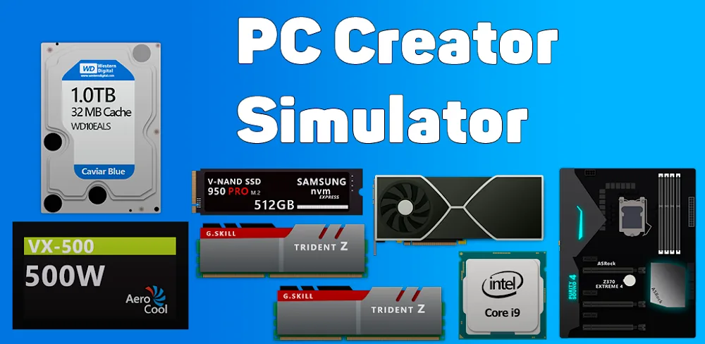 PC Creator Simulator v2.62a MOD APK (Free Purchases)