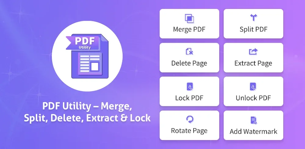 PDF Utility - Merge, Split PDF v1.9 (Premium Unlocked)