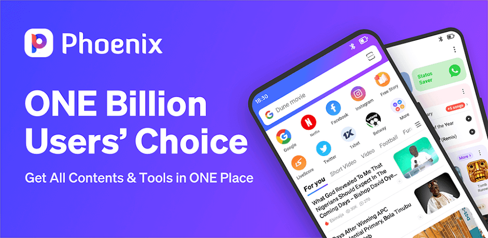 Phoenix Browser v21.4.1.6550 MOD APK (Premium Unlocked)
