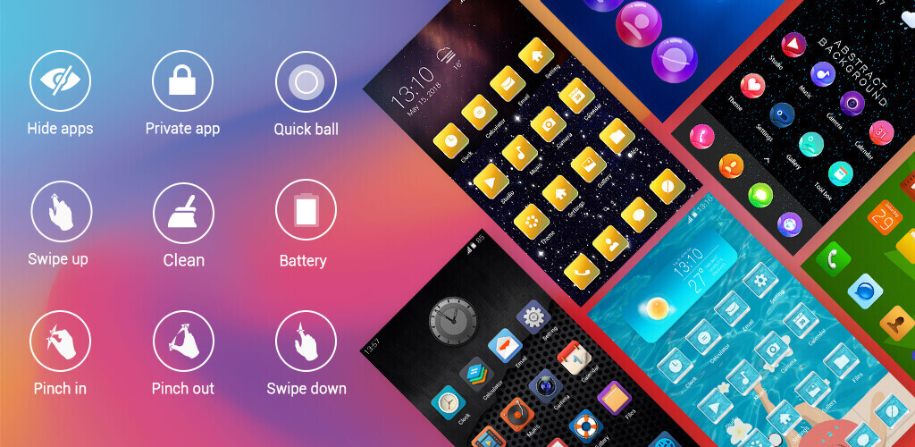 Pie Launcher v13.7 MOD APK (Premium Unlocked)