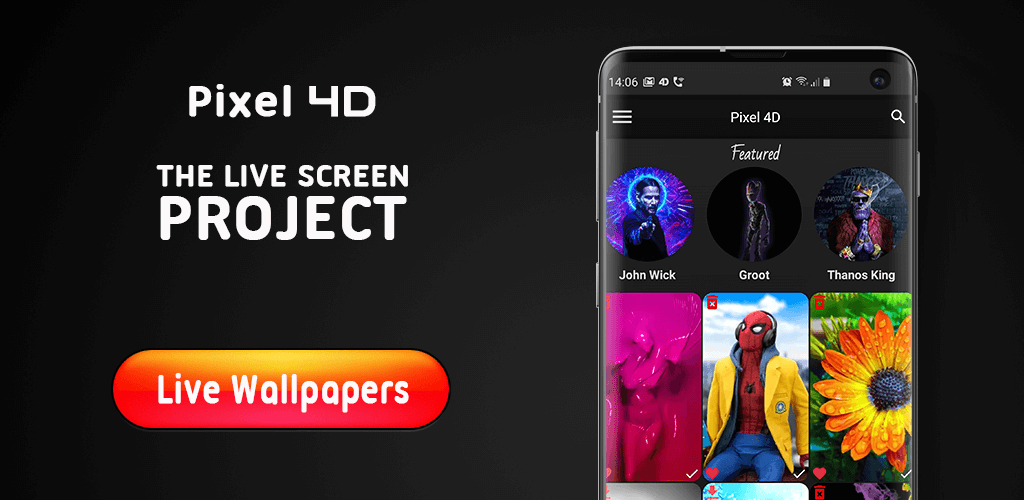 Pixel 4D Live Wallpapers v3.4.8.1 MOD APK (Premium Unlocked)