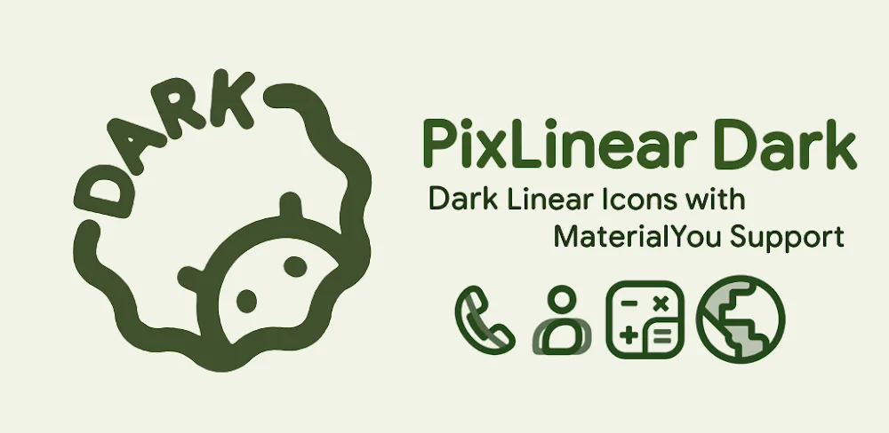 PixLinear Dark Icon Pack v2.0 APK (Full Version)