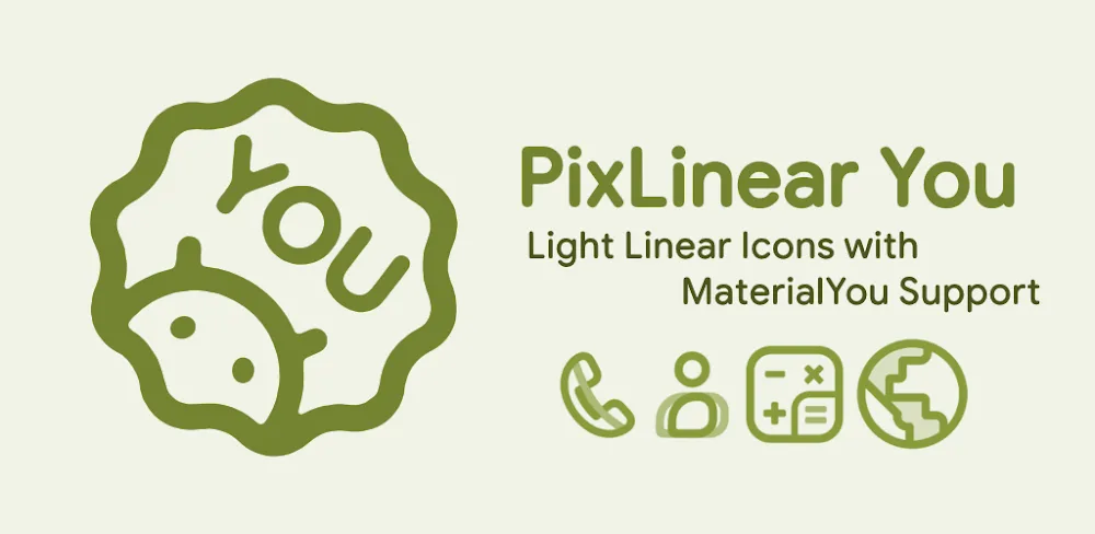 PixLinear You Icon Pack v2.1.0 APK (Full Version)