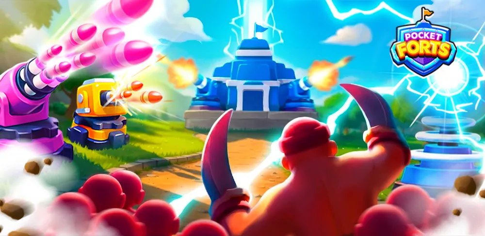 Pocket Forts Defense TD v0.1.1 MOD APK (Menu, Damage, God Mode)