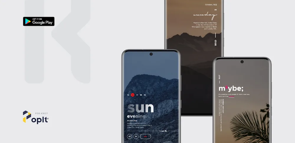 PopIt KWGT v9.1 APK (Full Version)