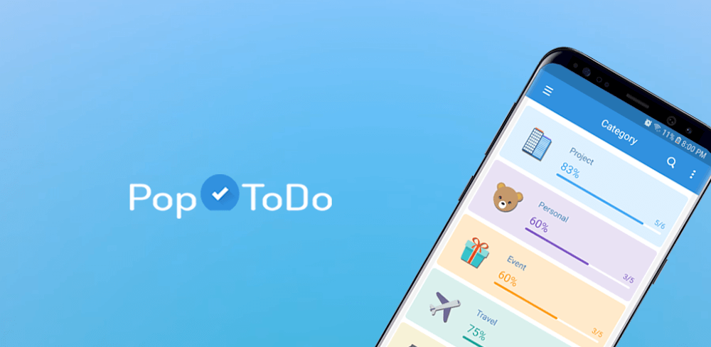 PopToDo v2.1.2 MOD APK (Premium Unlocked)