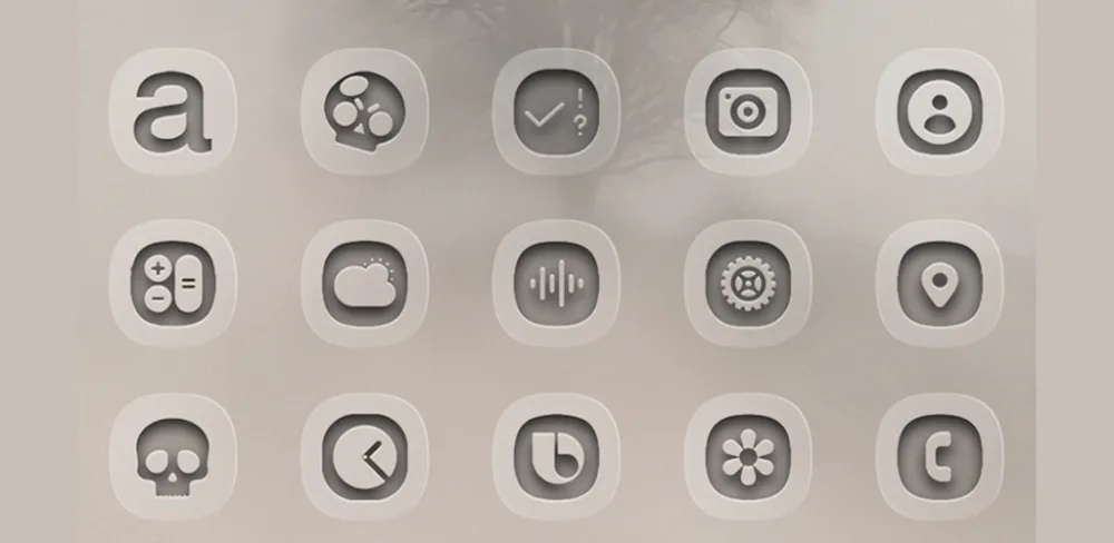 Pressed Glass Icon Pack v1.2 APK (Full Version)