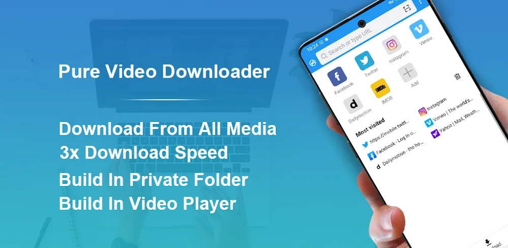 Pure Video Downloader v3.0.37 MOD APK (Premium Unlocked)