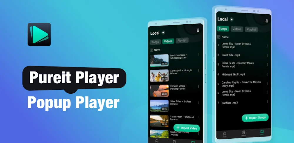 Pureit player v5.6.95.001 MOD APK (Premium Unlocked)