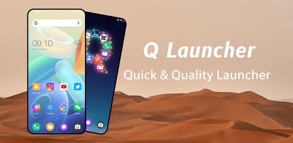 Quick Launcher for Android 15 v12.6 MOD APK (Premium Unlocked)