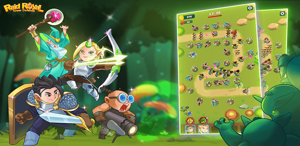 Raid Royal: Tower Defense v1.0.91 MOD APK (Unlimited Money, Battle Pass)
