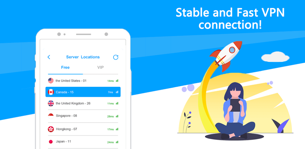 Rapid VPN v2.4.0 MOD APK (Premium Unlocked)