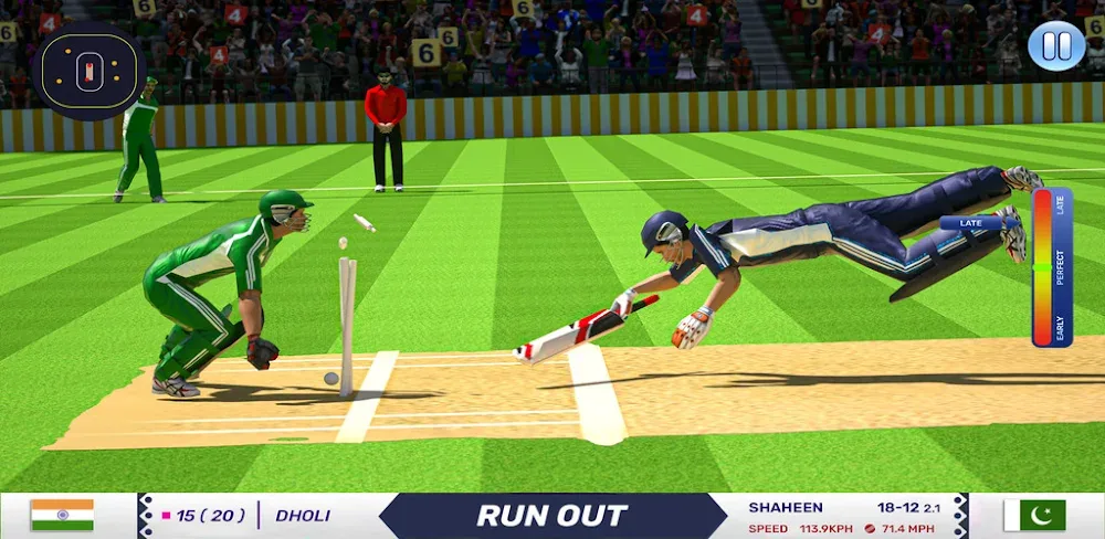 Real World T20 Cricket Games v1.0.37 MOD APK (Menu, Dumb Fielders, Always Out, No Ball)
