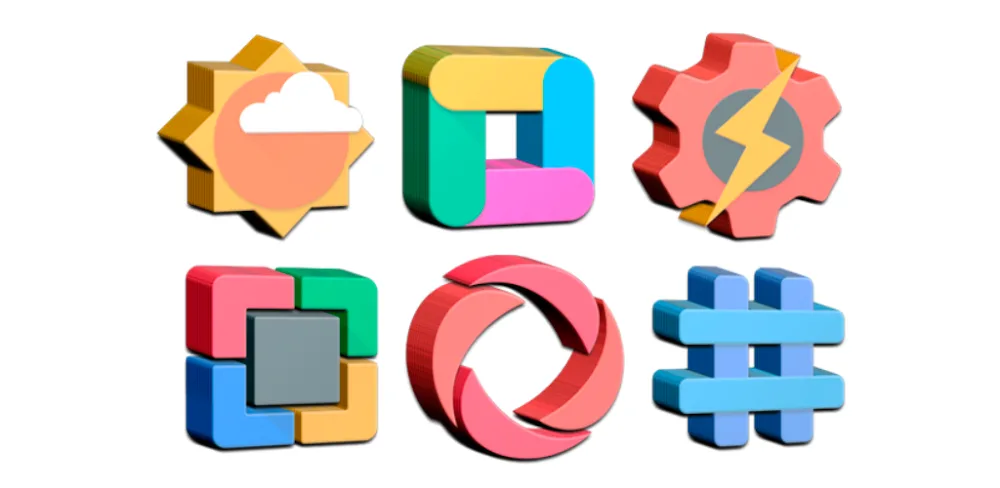 Real3D - Icon Pack v2.1 APK (Full Version)