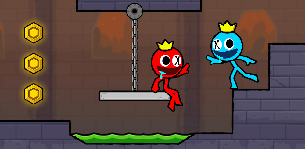 Red and Blue Stickman 2 v2.2.20 MOD APK (Unlimited Money, All Unlocked)