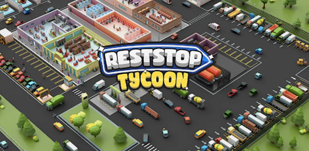 Rest Stop Tycoon v2026.3 MOD APK (Menu, Unlimited Gems, AD Tokens, Cash)
