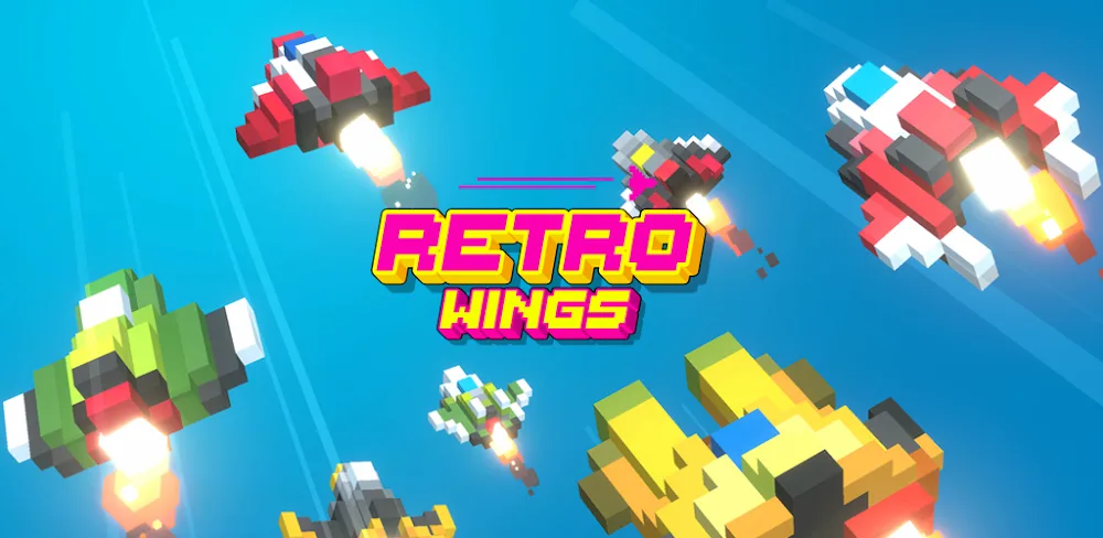 Retro Wings: Shoot 'Em Up v0.1.3 MOD APK (Menu, No Decrease of Gold, Gems, XP)