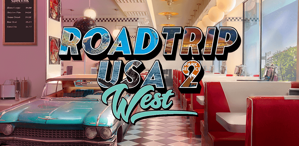 Road Trip USA 2 - West MOD APK v3.1.72 (Unlocked All Content)